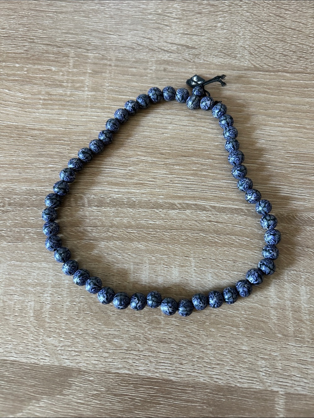 Hand-Knotted Beaded Necklace